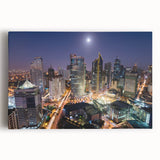 Large black and white stretched canvas of a Philippine rural landscape, ideal for kitchen wall art.