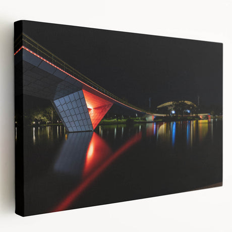 Stretched canvas of Adelaide scenery in muted earth tones, suitable for kitchen wall art.