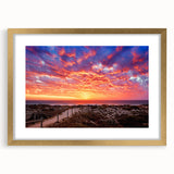 Textured abstract art print of Perth landscape in muted earth tones on a framed canvas, suitable for bedroom decor.