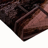 Black and white landscape art painting of Perth, Australia on stretched canvas, suitable for bedroom wall art.