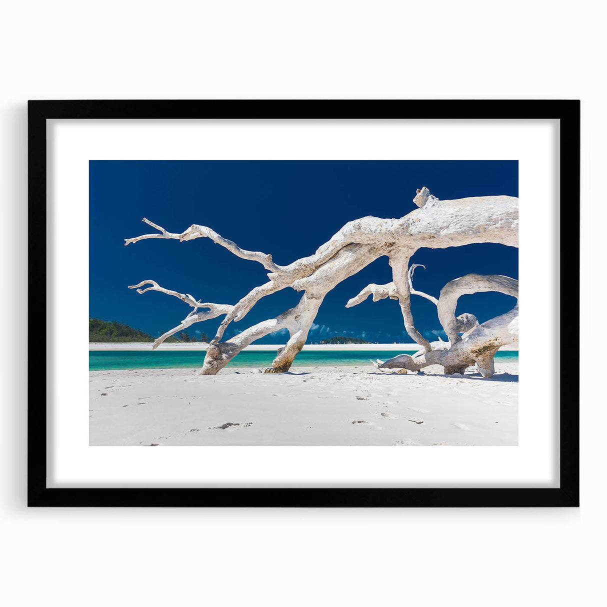 Abstract art print featuring vibrant, colorful textures on a large canvas, framed in black, ideal for living room decor.