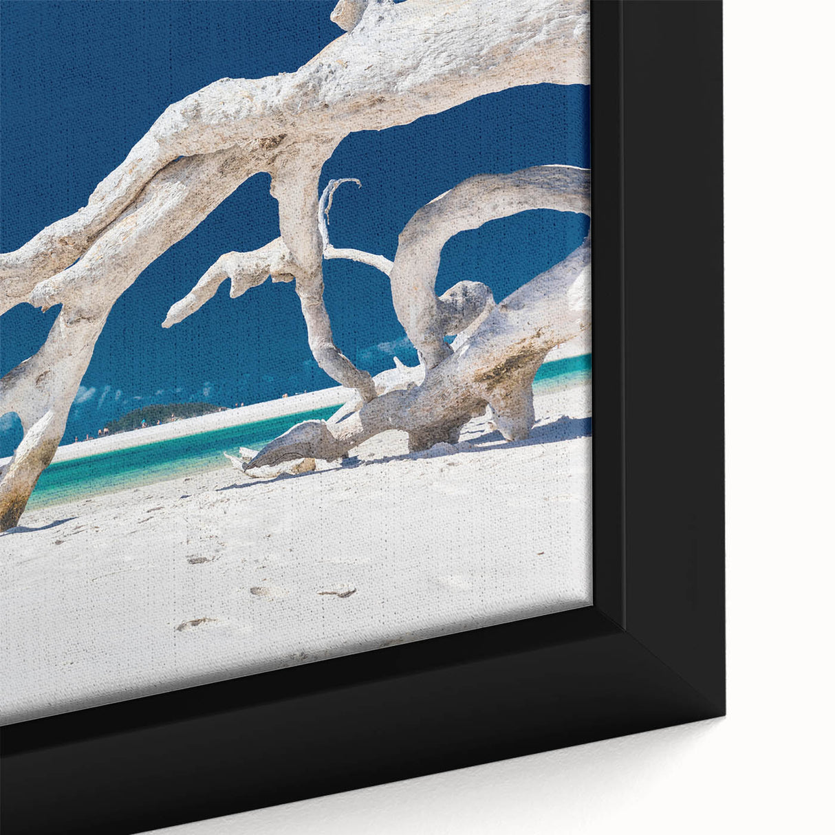 Black wall art featuring a textured Australian landscape on an extra large framed canvas with vibrant colors.