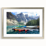 Textured art print of an abstract Alberta scenery in muted earth tones, framed in silver, ideal for bedroom art.