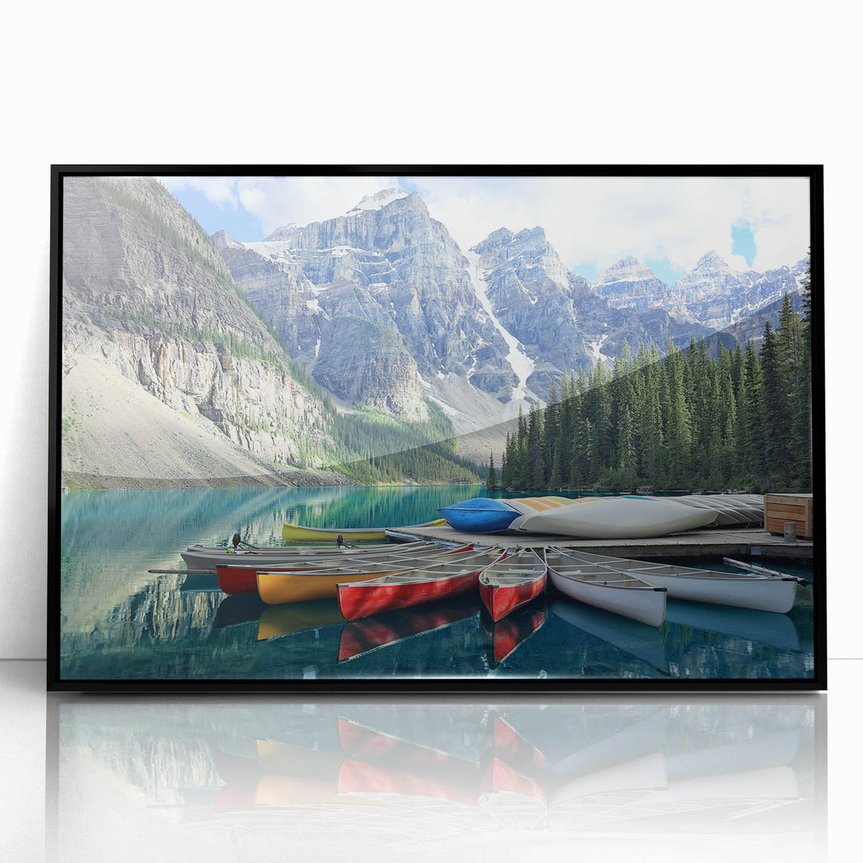 Large abstract wall art depicting Alberta's scenery in muted earth tones on a framed acrylic.