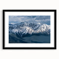 Extra large framed wall art depicting an abstract, textured landscape of British Columbia in vibrant colors.