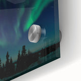 Large abstract wall art of Manitoba scenery in muted earth tones on acrylic glass, suitable for dining room decor.