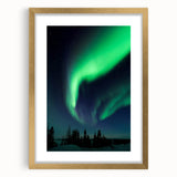 Extra large abstract art print depicting textured scenery of Manitoba in muted earth tones, framed in gold.