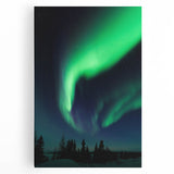 Black and white photo of Manitoba scenery on large stretched canvas, suitable for kitchen wall art.