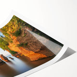 Extra large wall art featuring line art flowers in black and white, printed on rolled canvas.