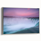 Landscape art painting of Ontario scenery on a framed canvas.