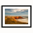 Abstract art print featuring a textured, colorful depiction of Quebec scenery on a large canvas, framed in black.