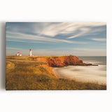 Black and white stretched canvas of Quebec scenery, ideal for kitchen wall art.
