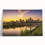 Black and white photo of Saskatchewan scenery on large stretched canvas, ideal for kitchen wall art or bedroom.