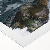 Extra large rolled canvas depicting abstract line art flowers in soft pastel shades, ideal for large living room wall art.