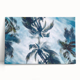 Black and white stretched canvas of a classic Caribbean street scene, suitable for kitchen wall art.