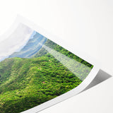 Extra large wall art featuring line art flowers in subtle hues, ideal for large living room decor.