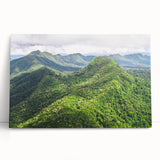 Black and white photograph of a serene Belize landscape on stretched canvas, ideal for kitchen wall art or bedroom ambiance.