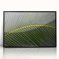 Large abstract wall art depicting a vibrant Costa Rican landscape in acrylic on a black-framed canvas.