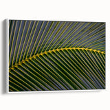 Vintage poster art of a Central American landscape in colorful hues on a framed canvas, suitable for living room decor.