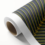 Art deco poster of Costa Rican landscape on rolled canvas, featuring muted green and blue tones, ideal for nursery wall art.