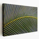 Large, stretched canvas featuring a lush Costa Rican landscape in vibrant green and blue tones, ideal for kitchen wall art.