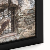 Extra large framed canvas of a textured, colorful Guatemalan landscape, ideal for living room decor.