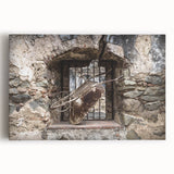 Black and white photograph of a Central American landscape on large stretched canvas, suitable for kitchen wall art.