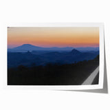 Rolled print of a vibrant, floral Central American landscape, ideal for art wall dining room.