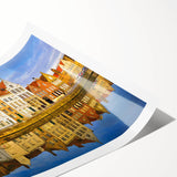 Extra large wall art featuring line art flowers in neutral tones on a rolled print, ideal for large living room decor.