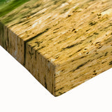 Large art depicting a black and white Croatian landscape on stretched canvas, suitable for bedroom wall placement.