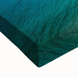 Large art featuring a black and white landscape painting of Cyprus on stretched canvas, suitable for bedroom wall decor.