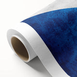 Art deco poster of a Czech Republic scenery on rolled canvas, featuring muted earth tones, ideal for nursery wall art.