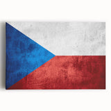 Black and white stretched canvas of Czech Republic scenery, ideal for kitchen wall art or bedroom ambiance.