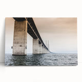 Black and white photograph of a European cityscape on large stretched canvas, suitable for kitchen wall art.