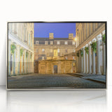 Large framed acrylic print of Bath, England with muted earth tones, ideal for modern art wall decor.