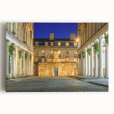Black and white large art of Bath, England on stretched canvas, ideal for kitchen wall art or bedroom decor.