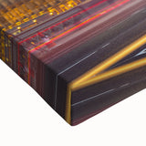 Black and white landscape art painting of Big Ben on stretched canvas, suitable for bedroom wall art.