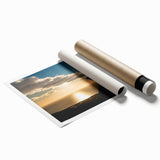 Extra large rolled print of Cumbria, England, featuring detailed floral art in soft pastel shades.