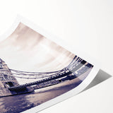 Extra large wall art featuring line art flowers in muted tones on a rolled canvas, ideal for large living room decor.