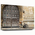 Acrylic print of Oxford scenery in muted earth tones, suitable for dining room or bedroom decor.