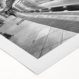 Art deco poster of Piccadilly, England in muted colors on rolled canvas, fitting for dining room wall art.