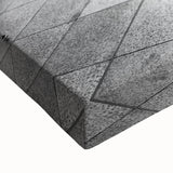 Black and white landscape art painting of Piccadilly, England on stretched canvas, ideal for bedroom wall art.