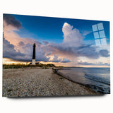 Large abstract wall art of a European scenery in Estonia, printed on acrylic glass.