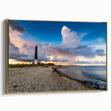 Framed canvas depicting a vintage-style Estonian landscape in black and gold tones, ideal for bedroom wall art.