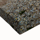 Black and white landscape art painting of a European scenery on large stretched canvas, ideal for bedroom wall decor.