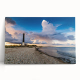 Black and white photograph of a European cityscape on large stretched canvas, suitable for kitchen wall art.