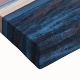 Large black and white landscape art painting of a scenic French village on stretched canvas, suitable for bedroom decor.