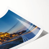 Extra large wall art featuring line art flowers in black on a white background, ideal for large living room decor.