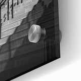 Large abstract wall art depicting the South of France in mid-century modernist style on acrylic glass.