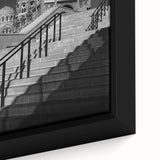 Extra large framed canvas featuring a textured depiction of a vibrant southern France scenery, ideal for living room decor.